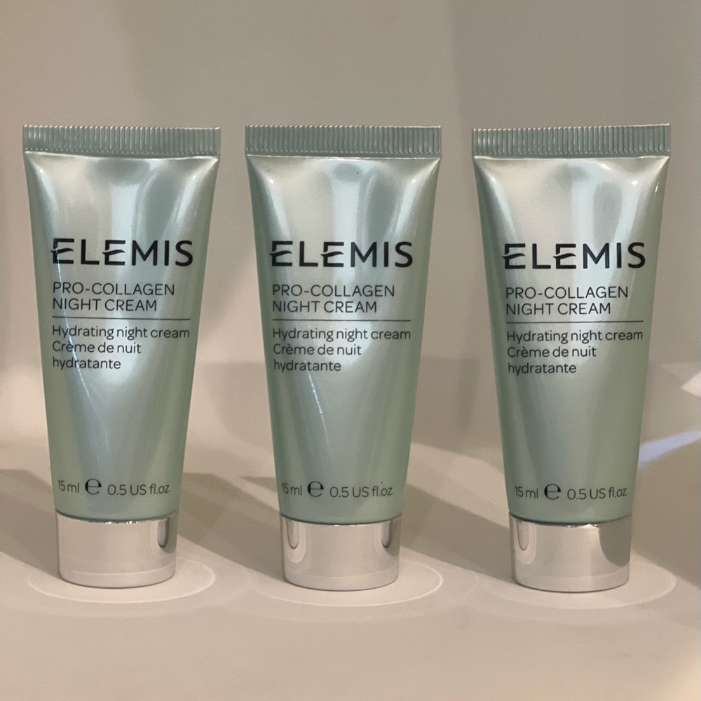 3x ELEMIS Pro-Collagen Night Cream (15 ml / 0.5 oz each)
